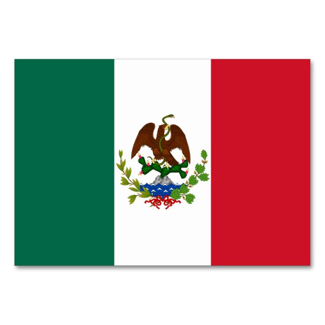 Numeração De Mesa Bandeira da República Mexicana: 1824-1835, Papais  (Frente)
