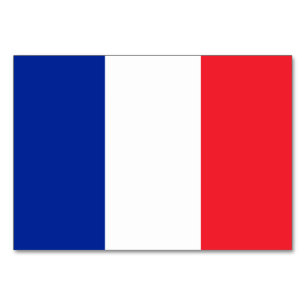 Numeração De Mesa Bandeira França