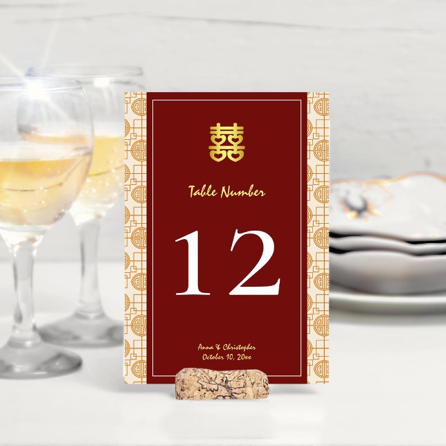 Numeração De Mesa Banquete peranakan auspicioso do casamento chinês (Criador carregado)