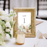 Numeração De Mesa Belo Boho Recepção de casamento Botânica<br><div class="desc">Esta bela carta de números da mesa de casamento mostra lindos botânicos e tipografia elegante. Juntos, esses elementos criam um cardápio de casamento rústico, mas elegante, que seria perfeito para um casamento romântico em qualquer época do ano. Esta design coordena-se com a nossa bela suíte de casamento Boho Botânico. Veja...</div>