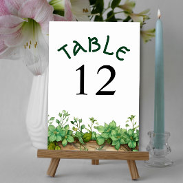 Numeração De Mesa Belo Dia de São Patrício verde casamento irlandês