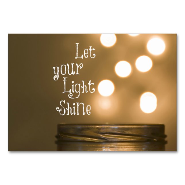 Numeração De Mesa Bíblia Inspiradora Versa Citação Cristã (Frente)