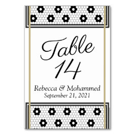 Numeração De Mesa Bistrô Francês de Smoking