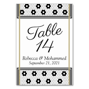 Numeração De Mesa Bistrô Francês de Smoking