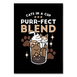 Numeração De Mesa Blend Puro: Design de café para Cat & Café