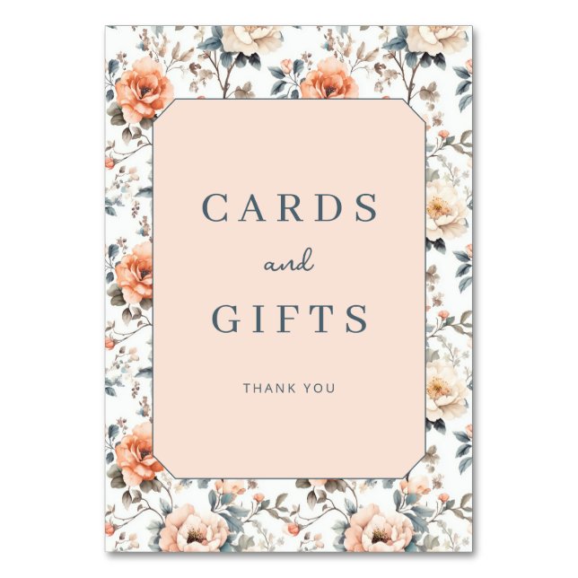 Numeração De Mesa Blossom and Vow Wedding (Frente)