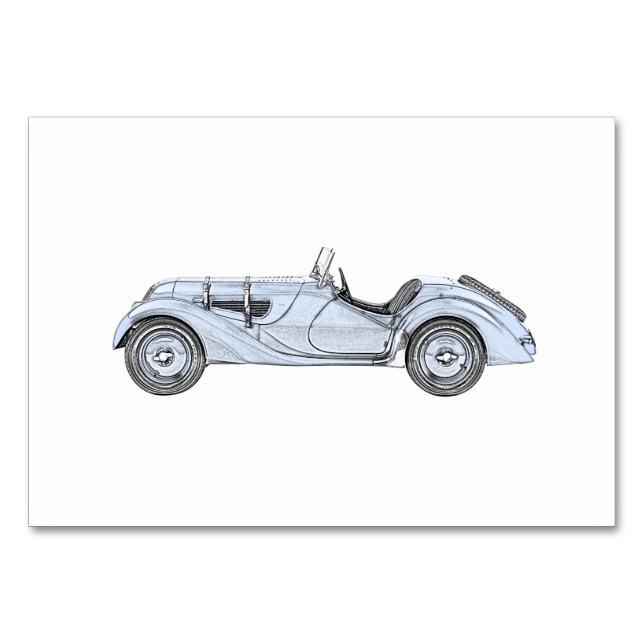 NUMERAÇÃO DE MESA BMW 328 1936 (Frente)