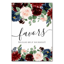 Numeração De Mesa Boho Bloom | Marinho azul e Favelas Escamoteadas