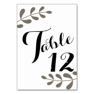 Numeração De Mesa Boho Floral Wedding