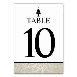 Numeração De Mesa Bolo de Casamento