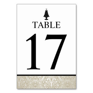 Numeração De Mesa Bolo de Casamento