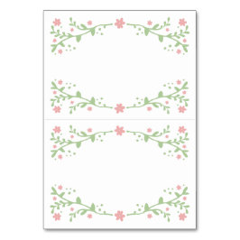 Numeração De Mesa Bonito em placas de Mesa dobráveis cor-de-rosa