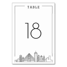 Numeração De Mesa Boston, Casamento em Massa | Número da Tabela