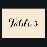 Numeração De Mesa Branco antigo numerado<br><div class="desc">Fundo sólido branco antigo com número de tabela. Você pode personalizar o plano de fundo e a cor da fonte,  bem como o estilo e o tamanho da fonte.</div>