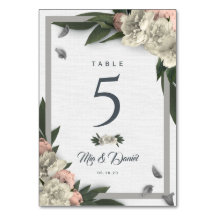 Brancos e Pêssegos Flóricos Glamorosos