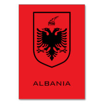 Brasão de Armas Nacional da Albânia Heritage Ink