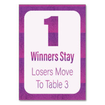 Bunco Modern Purple Stripe Mesa Um