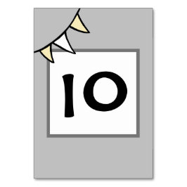 Numeração De Mesa Bunting Trator de Casamento de País Personalizado