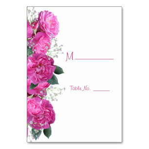 Numeração De Mesa Buquê Floral Romântico Casamento