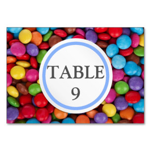 Numeração De Mesa Button Candy