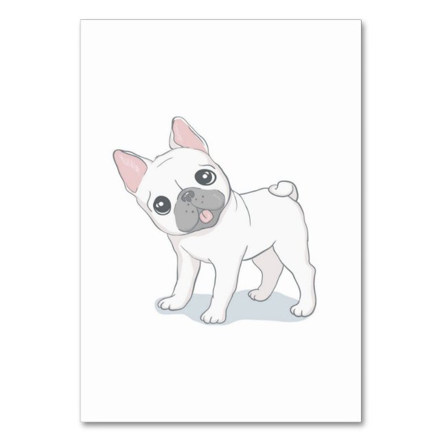 Numeração De Mesa Cachorro Cachorro | Presente Para Pistas De Cães (Frente)