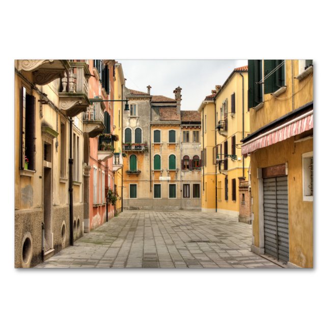 Numeração De Mesa Calle Del Montello, Veneza Itália (Frente)