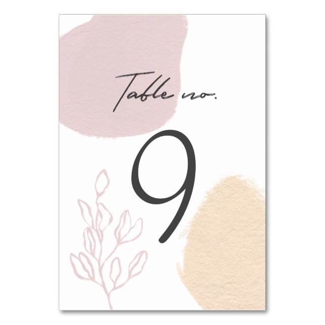 Numeração De Mesa Campos de Sonhos | Número do quadro (Frente)