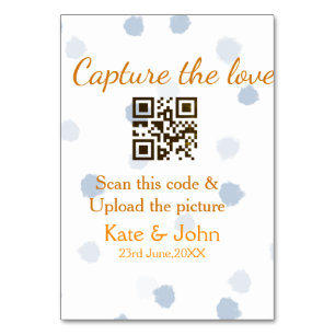 Numeração De Mesa Capturar o amor adicionar QR scan upload imagem az