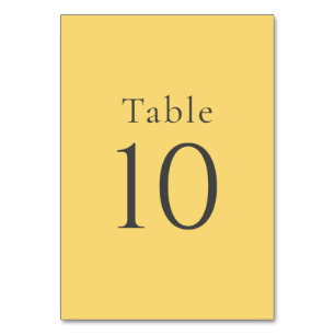 Numeração De Mesa Casamento Amarelo Simples Mínimo de Lama de Limão