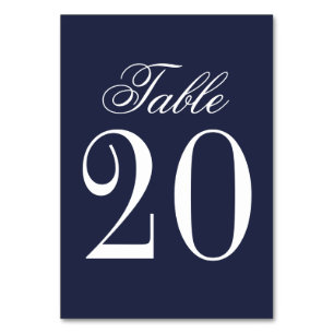 Numeração De Mesa Casamento Azul Marinho Náutico
