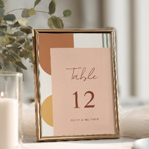 Numeração De Mesa Casamento Boho Arcos Amarelo Mostarda Terracota