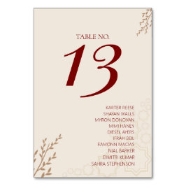 Numeração De Mesa Casamento Boho Moderno Terracota Laranja Queimada