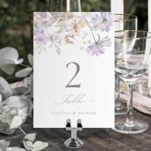 Casamento Botânico Floral Boho Elegante Roxo
