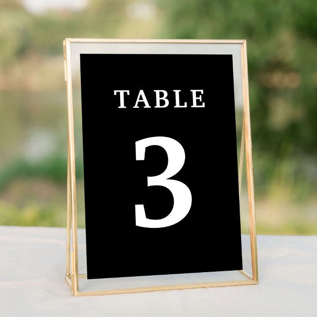 Numeração De Mesa Casamento Branco Negro (Black White Wedding Table Number
)