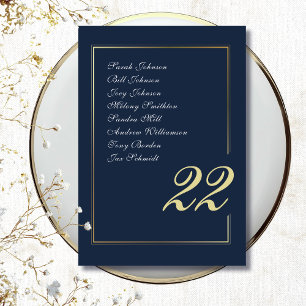 Numeração De Mesa Casamento Caligrafia Script Minimalista Dourado Na