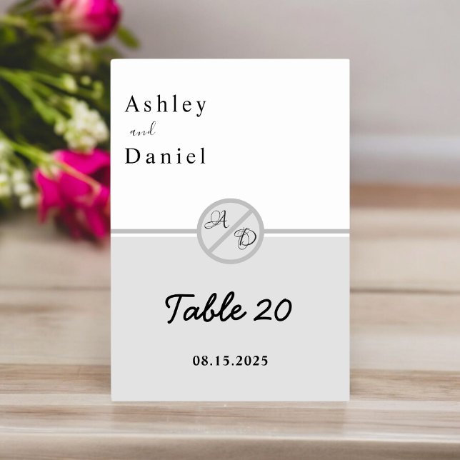 Numeração De Mesa Casamento Chico De Cinzas Brancas E Negras De Mono (Criador carregado)