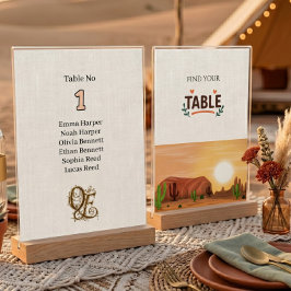 Numeração De Mesa Casamento Clássico Terracota Deserto Boho Viral St