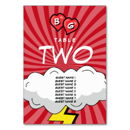 Numeração De Mesa Casamento Colorido com Pop de Arte do Livro Quadra