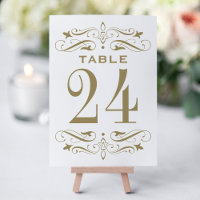 Casamento com Flores em Dourado Antigo Vintage