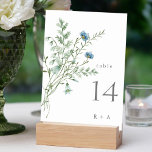Numeração De Mesa Casamento com flores selvagens Elegant Watercolor<br><div class="desc">Este número da mesa de casamento apresenta lindas flores silvestres pintadas manualmente,  organizadas como um buquê,  perfeito para primavera,  verão ou casamentos outono. Para uma personalização mais avançada deste design,  clique no BOTÃO FERRAMENTA DESIGN AZUL acima! Itens correspondentes também estão disponíveis.</div>