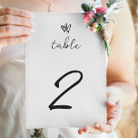Numeração De Mesa Casamento com Tipografia Escrita Manuscrita de Man<br><div class="desc">Uma bela design de casamento com escrita por escrito manual minimalista e simples. Um design único que usa um estilo de casamento clássico de caligrafia pessoal. Uma design de letra escrita moderna com tons de sombra branca e cinza. Uma elegante design de mesa de casamento com elementos modernos, mas tradicionais....</div>