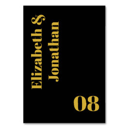 Numeração De Mesa Casamento com Tipografia Minimalista