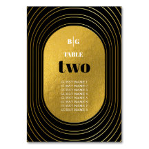 Casamento de Arca Minimalista Moderno Preto e Dour