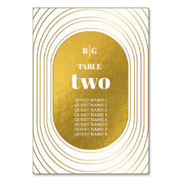 Numeração De Mesa Casamento de Arch Minimalista Moderno Branco e Dou