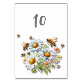 Numeração De Mesa Casamento de Bee Watercolor