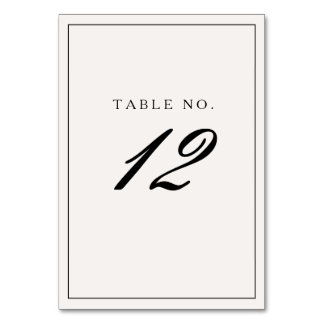 Numeração De Mesa Casamento de Caligrafia Formal de Quadro Negro Ele