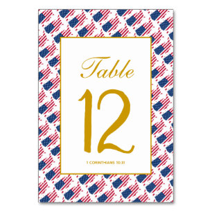 Numeração De Mesa Casamento de Celebração do Banquete dos EUA