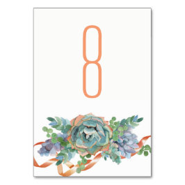 Numeração De Mesa Casamento de Cluster com Êxito de Aquarela 2