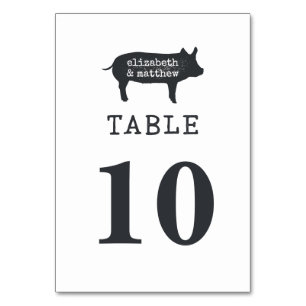 Numeração De Mesa Casamento de fazendeiros russos modernos