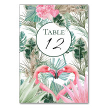 Casamento de Flamingos Rosa Tropical